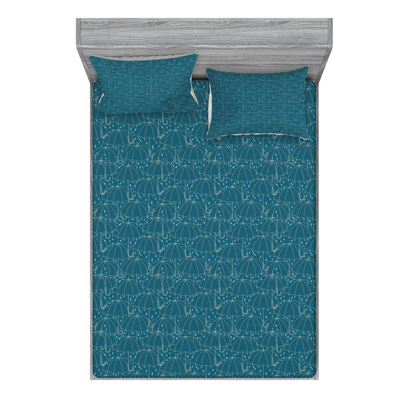 Microfiber Sheet Set, Full Sheet Set with Fitted Sheet