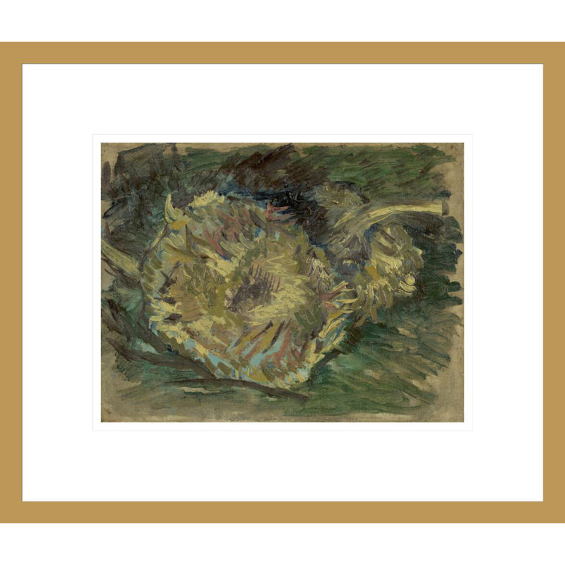Tournesols «Gone to Seed» par Vincent van Gogh, impression giclée sur cadre, 13.75" H x 16.15" W