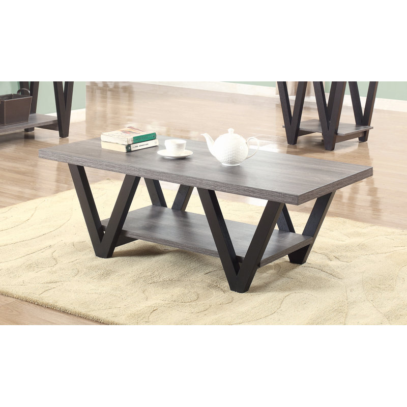 Table basse à 4 pieds avec rangement Lawrence Hill