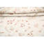 Tapis turc beige noué à la main 5,7 x 7,6 pi de style Oushak avec motif floral intégral, 100% laine
