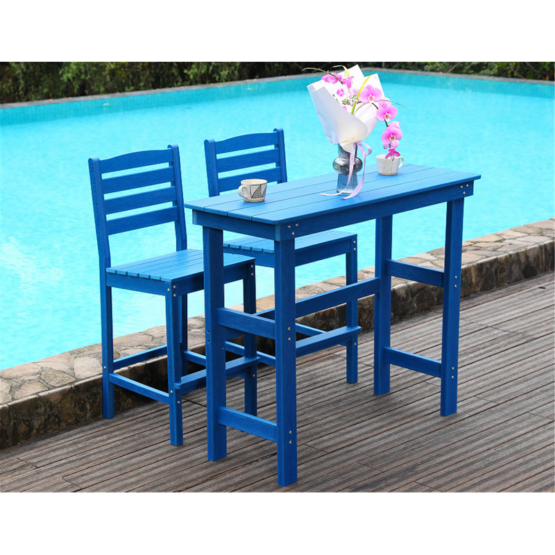 HDPE Bar Stools Set