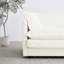 2 meubles en chenille blancs - confortables et polyvalents pour le cinéma maison relaxant