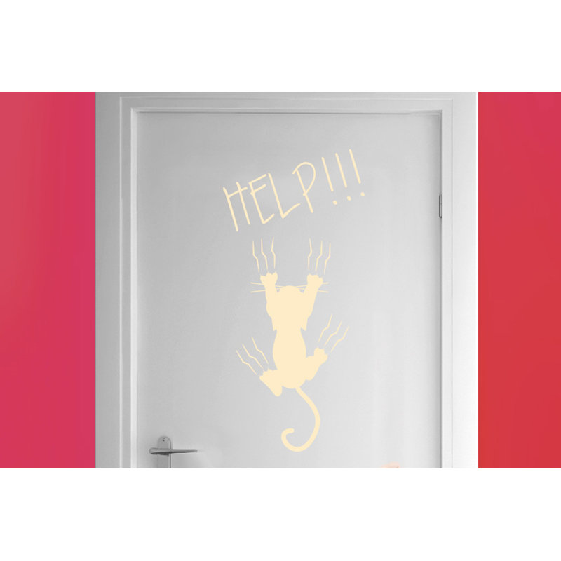 Animals Wall Decal, Beige