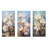 Pearl White Magnolias Bloom In Sunlit Garden - Magnolias Metal Wall Art Set Of 3-1246605300