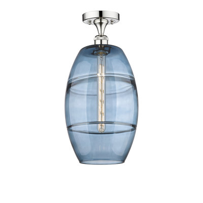 Plafonnier semi-encastré 1 lumière Edison - Abiagael