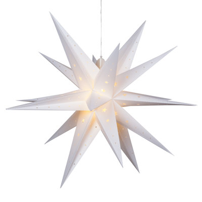 Fold-Flat Moravian Star LED Lantern