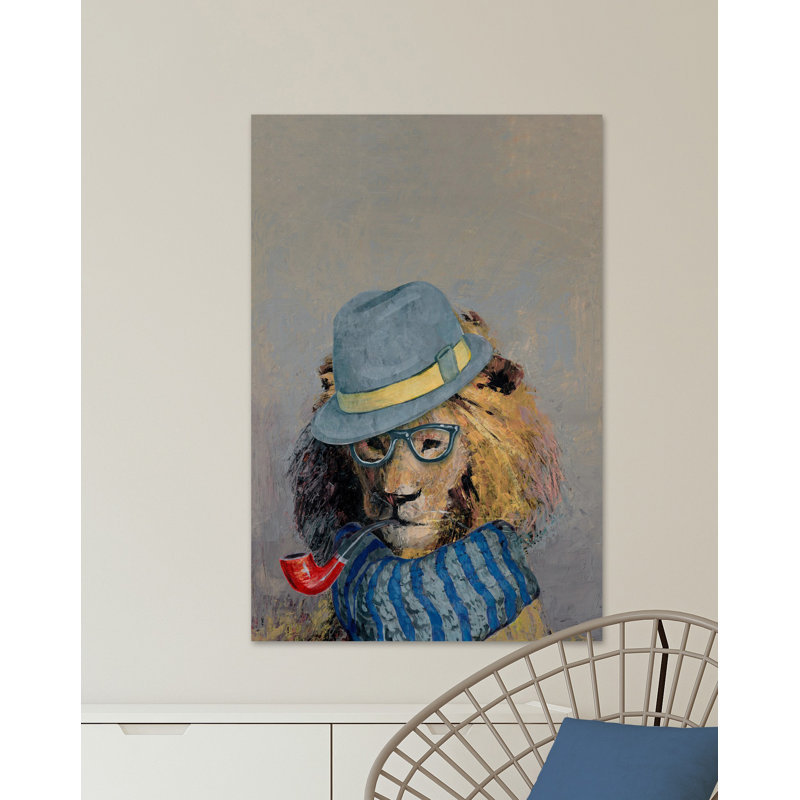 Wrapped Canvas Painting, 36" H x 24" W x 1.5" D