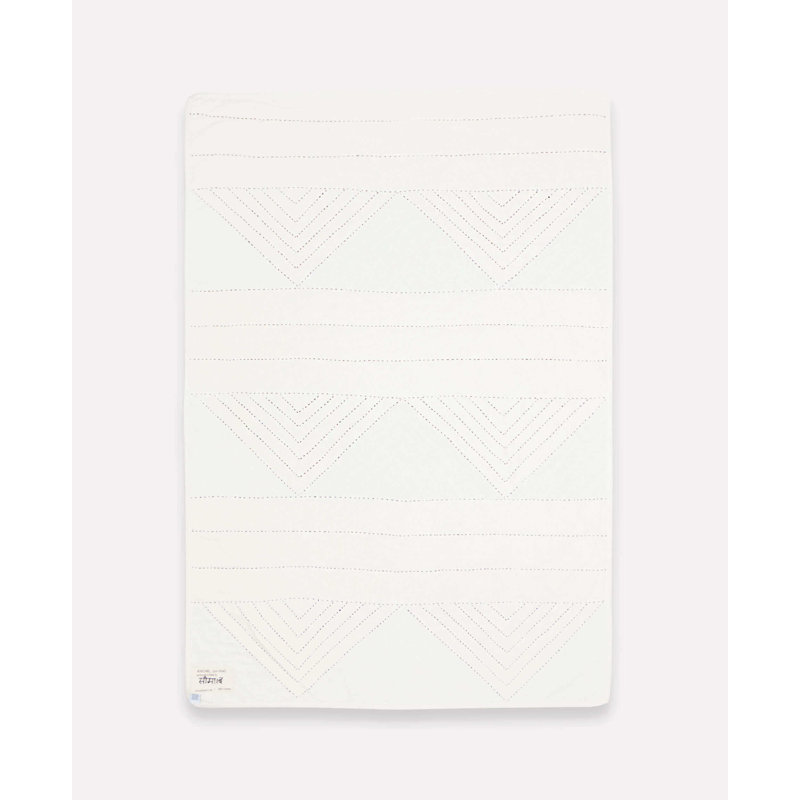 Quilted Throw Blanket, Slate
