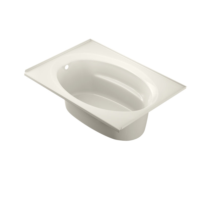 Signature® 60" x 42" Drop In Soaking Bathtub, Oyster, Left