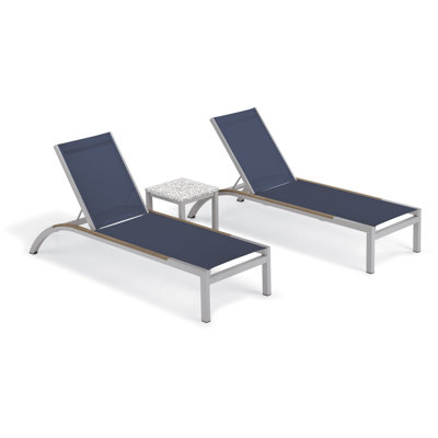 Argento and Travira Outdoor Chaise Lounge