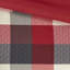 Édredon 7 pièces Red Queen - Buffalo Plaid Style 2 taies décoratives, 3 coussins décoratifs et jupe de lit-130428603-130428604