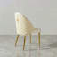 Chaise de salle à manger en acier inoxydable