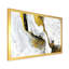 Or et noir sur marbre acrylique blanc - reproduction d'art sur toile-51145708-51145707