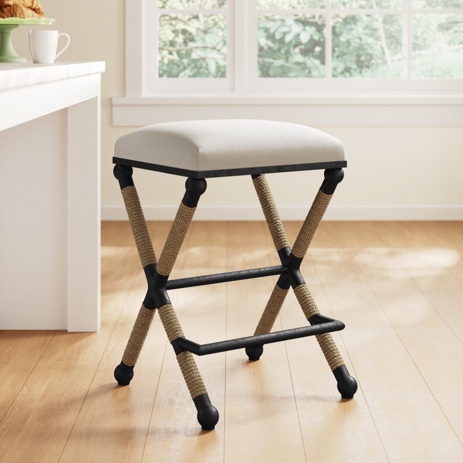Faline Stool, Oatmeal