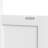 Metal Bookcase, 71 Inch Tall 5-Tier Bookshelf With Door, Industrial White Bookshelf With Adjustable Shelves, 9.2" Deep Storage Shelf For Living Room, Office, Library, Modern Home Furniture