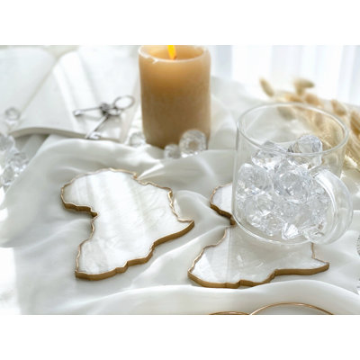Ivory Africa Coasters