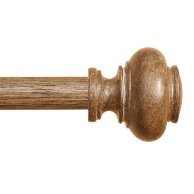 Tringles à rideaux pour fenêtres de 48 à 84 pouces, tringles à rideaux robustes de 1 pouce avec, tringles à rideaux réglables Boho, tringles à rideaux simple rustique Farmhouse