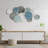 Multi-Color Metal Abstract Flower Wall Decor