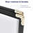 WeChef 30 Pack Restaurant Menu Covers 4.25"x11" Double Fold 2 Pages 4 Views Cafe