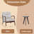 Mid-Century Accent Chair & Coffee Table Set-120886797-135246345