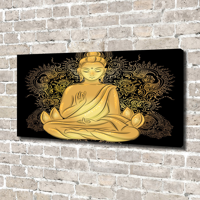 Sitting Buddha - Wrapped Canvas Print
