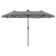 Jacobo 156'' x 78''Rectangular Lighted Market Umbrella with  16 Colour Changing Light