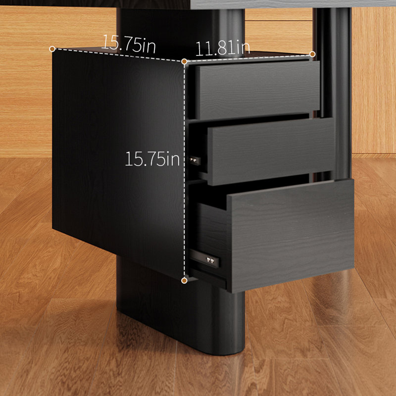 Bureau rectangulaire Parven