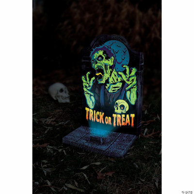 Décoration d'Halloween pierre tombale néon 22 pouces
