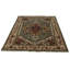 Canvello Hand Made Transitional Medallion Indo Tabriz Rug - 6'1'' X 9'1''
