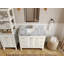 Meuble-lavabo simple en albâtre Nashville-112691859
