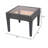 Outdoor Antibes Wicker Side Table,Accent Table-2078365811