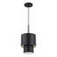 Mini-luminaire suspendu noir 1 lumière Zolana-725090318-725090356