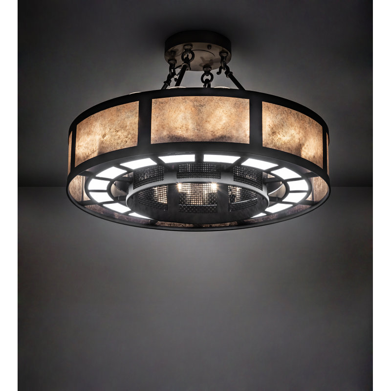 Smythe 16 - Light LED Semi Flush Mount