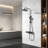 3-Function Shower System Set With Rainfall Showerhead, Handheld Sprayer And Bathtub Spout-117600918