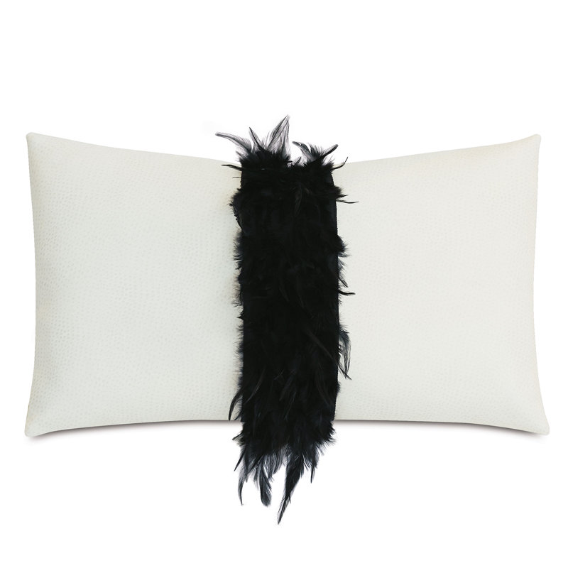 Raven Pillow Cover & Insert, Rectangle 13"H x 22"W