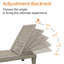 Ensemble de 2 chaises longues d'extérieur Asenat-325739176