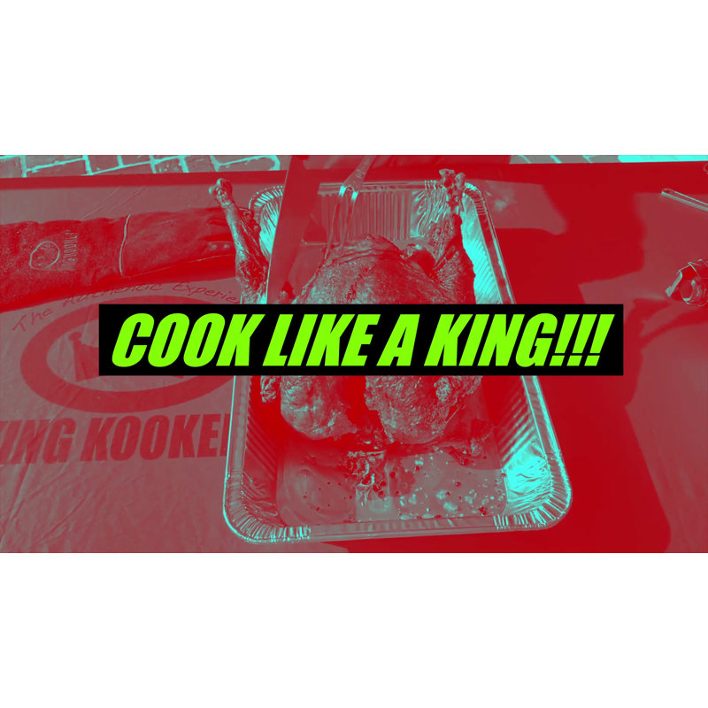 King Kooker 33,000 BTU Portable Propane Fryer with Aluminum Pots