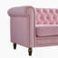 Canapé Chesterfield en velours de 84,65 pouces pour le salon