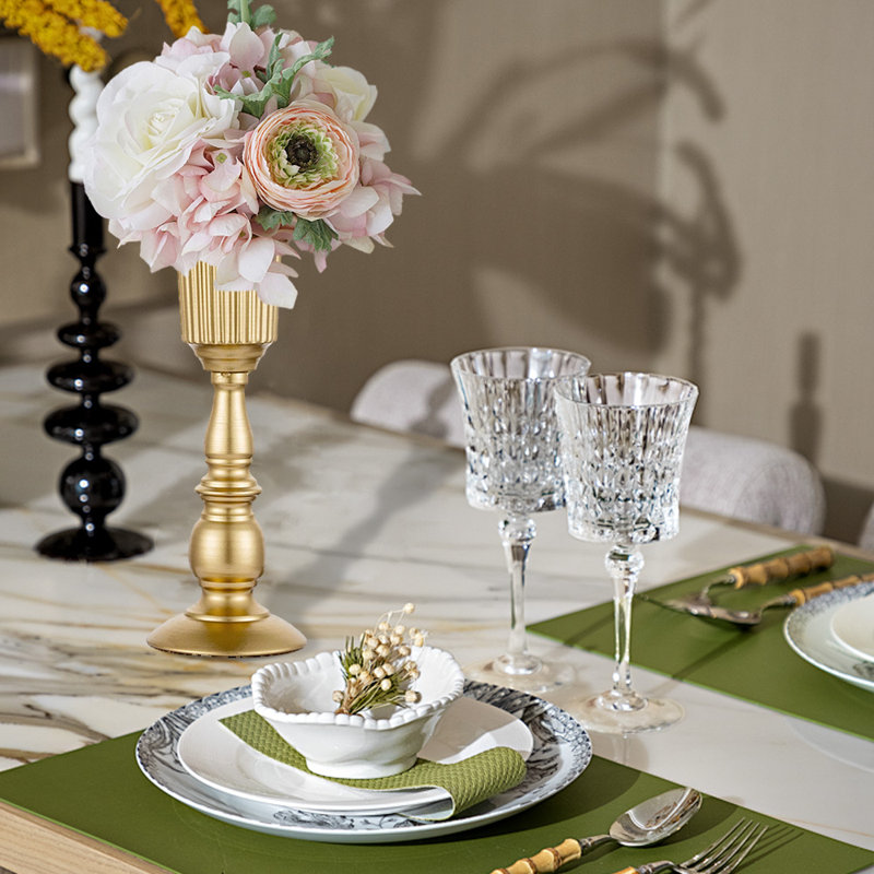 Metal Vase, Elegant Decorative Vase, 10 pieces