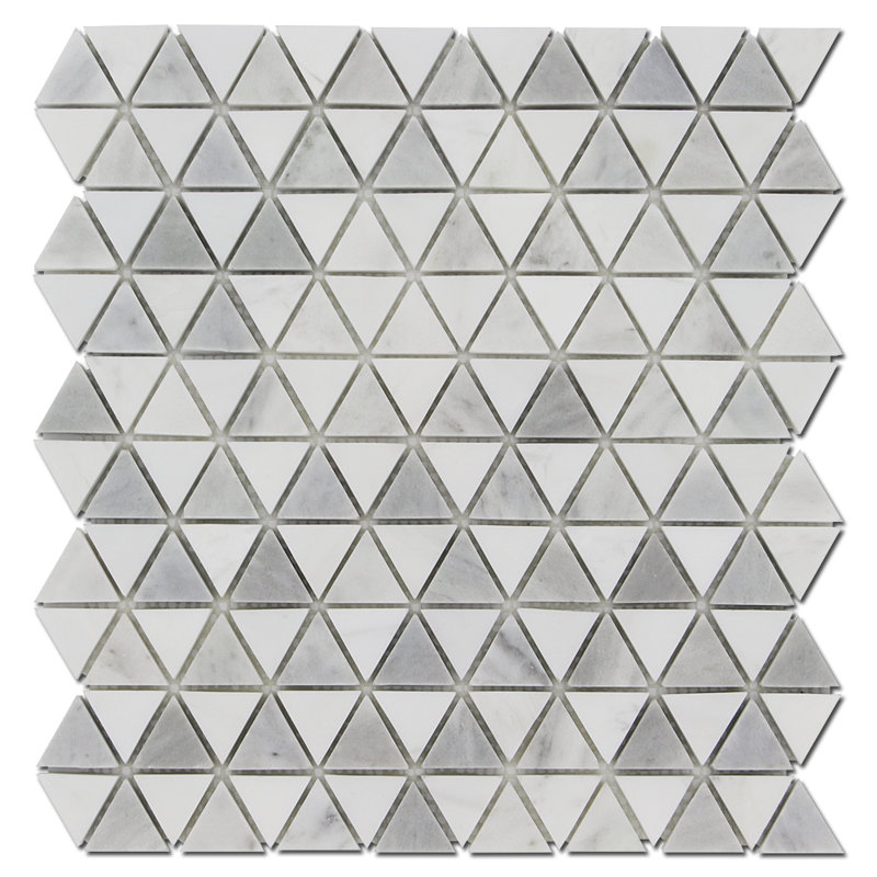 DIAMOND MOSAIC TILES, Bianco Dolomite/Carrara