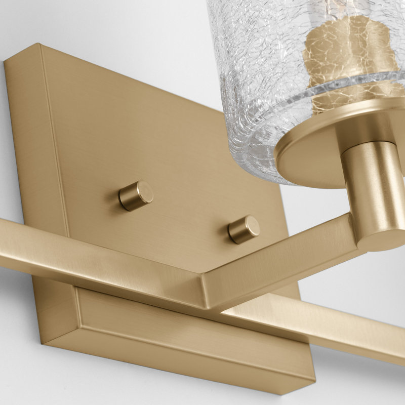 Applique murale / salle de bain trois lumières Parker de Génération Éclairage , Bronze satiné, 3