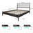 Solid Wood Bed Frame Acacia Wood Platframe,No Box Spring Needed,Queen Size Bed-382236768-382236771