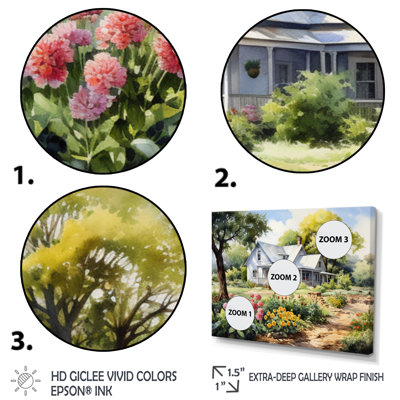 Farmhouse Frontyard Oasis I - Farm Wall Decor
