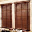PVC Venetian Window Blind, Moisture-Resistant Wood Effect Finish with Easy Fit Design-440552252-440552238