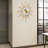 19.68" Modern Gold Silent Wall Clock