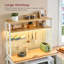 Kitchen Bakers Rack with Power Outlet