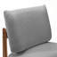 Chaise de loisir en bois massif au design moderne et assise moelleuse, parfaite pour le confort et le style du salon ou de la chambre à coucher-118028916