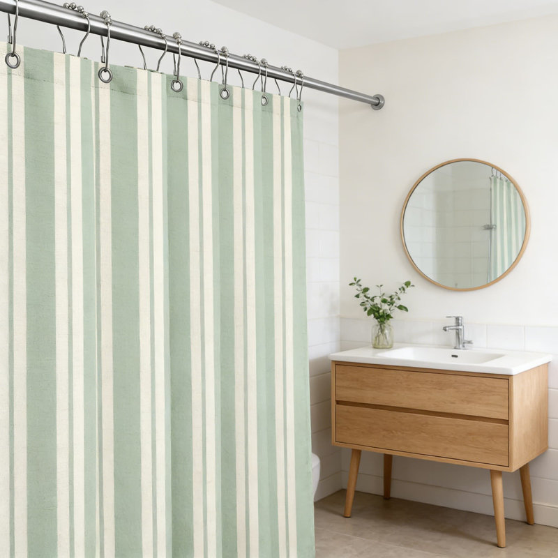 Ensemble de rideau de douche Classic Classic, Vert