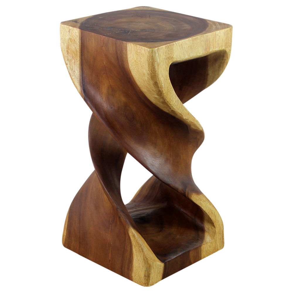 Loon Peak Ahliya 20 Tall Solid Wood Block End Table Set And Reviews