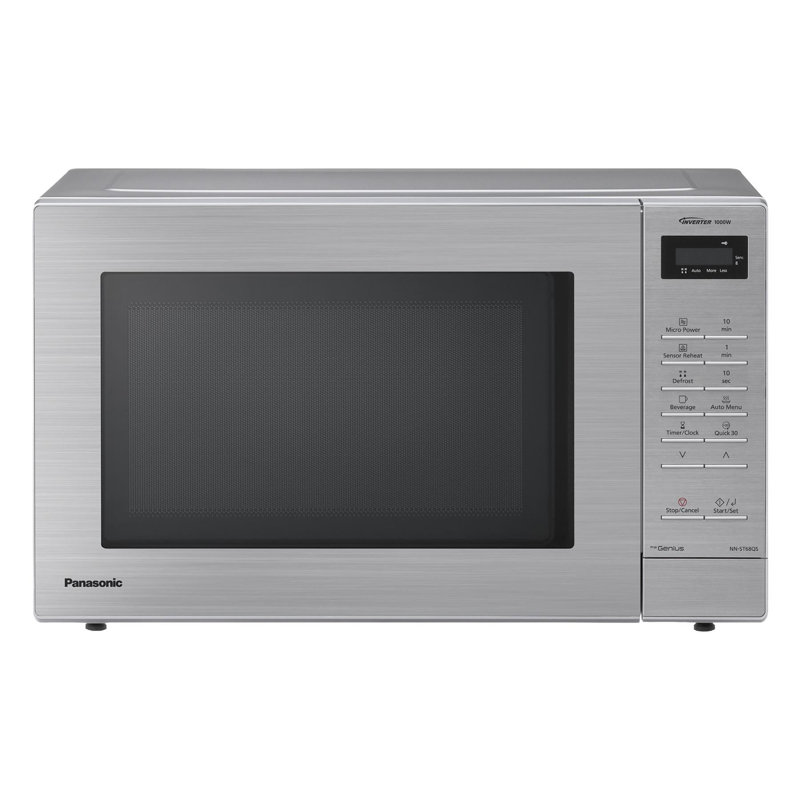 Panasonic 52.5cm 1000W - Watt Recirculating Countertop Microwave, Silver
